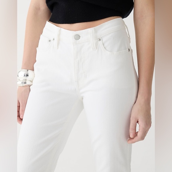 NWT J. Crew 9" vintage slim-straight jean in white wash - Picture 2 of 13